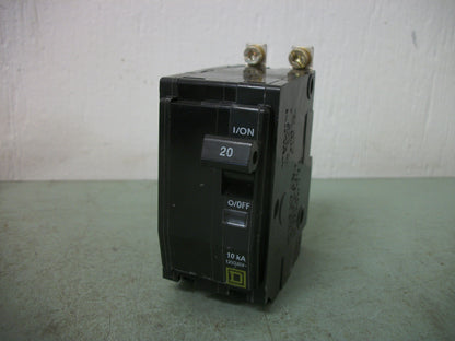 SQUARE D QOB CIRCUIT BREAKER QOB220 20AMP 240VOLT 2POLE