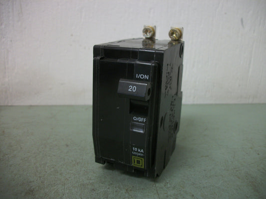 SQUARE D QOB CIRCUIT BREAKER QOB220 20AMP 240VOLT 2POLE