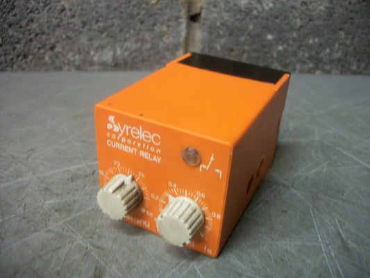 SYRELEC TIME DELAY RELAY LIR.T 110VAC 0.05-1 THRESH 5-50 HYSTERESIS