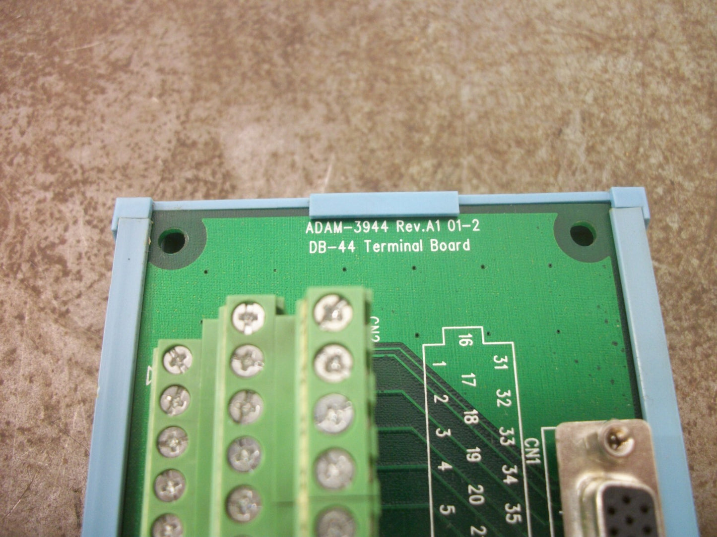 ADAM DIN-MOUNT DB-44 TERMINAL BOARD ADAM-3944