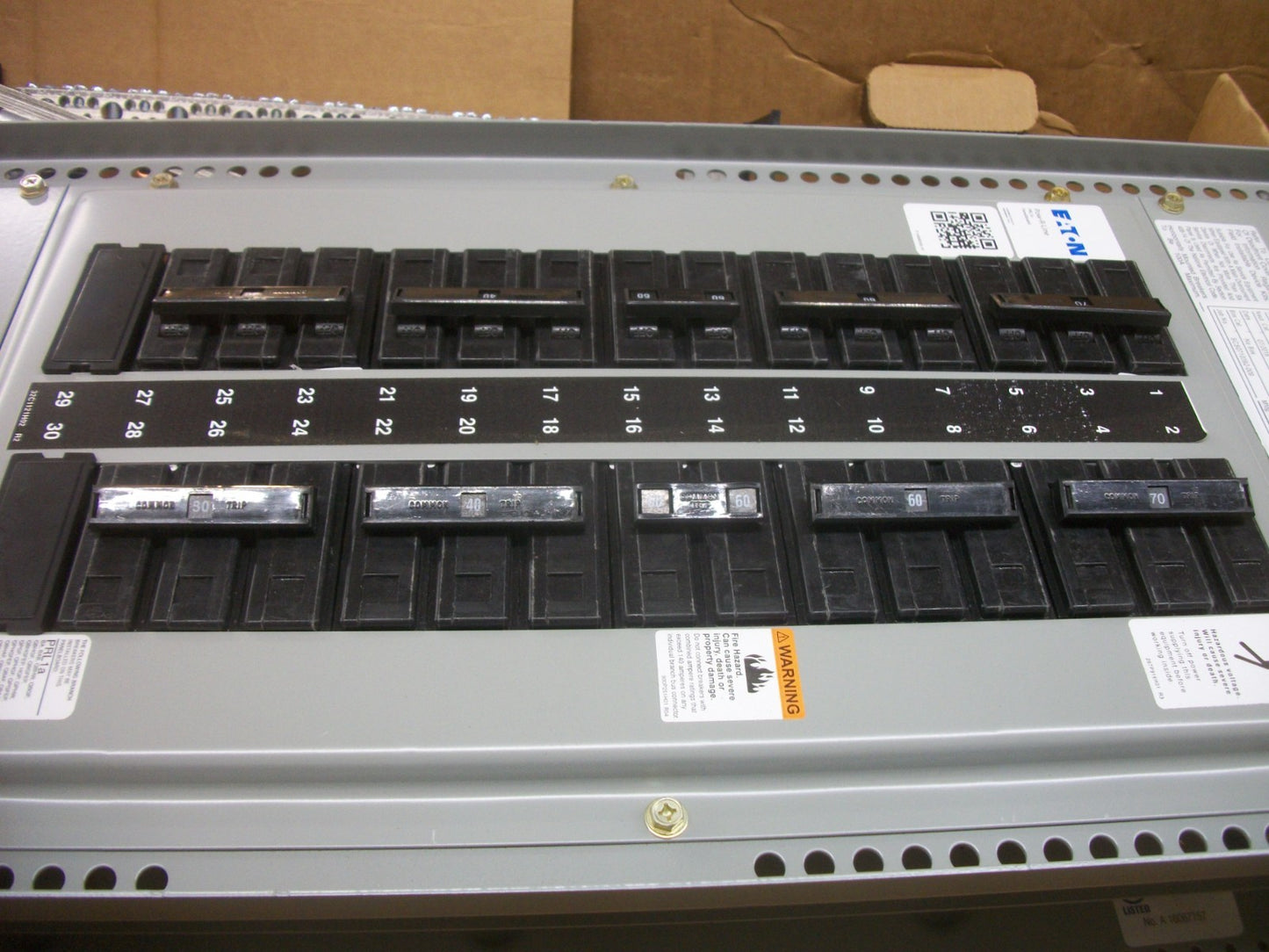 CUTLER-HAMMER PRL1A PANELBOARD INTERIOR 1C96649G06 225A 208Y/120V 3PH NIB