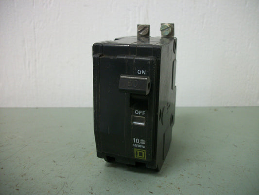 SQUARE D QOB CIRCUIT BREAKER QOB260 60AMP 240VOLT 2POLE