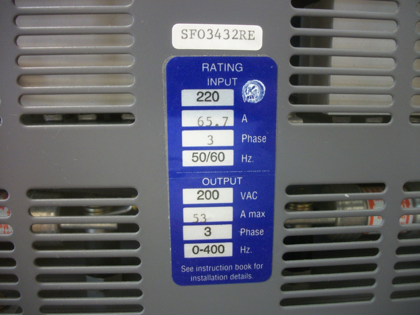 INDUSTRIAL INDEXING SYSTEMS DELTA SERVO DRIVE DMAX-115/RA-M1 200VAC 53AMP 3PH