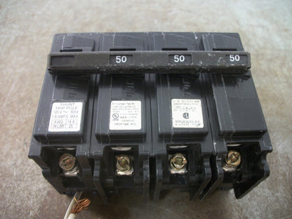 SIEMENS BL CIRCUIT BREAKER B35000S01 50AMP 240VOLT 3POLE W/SHUNT