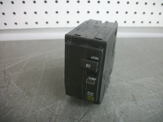 SQUARE D QO CIRCUIT BREAKER QO260 60AMP 240VOLT 2POLE NOB