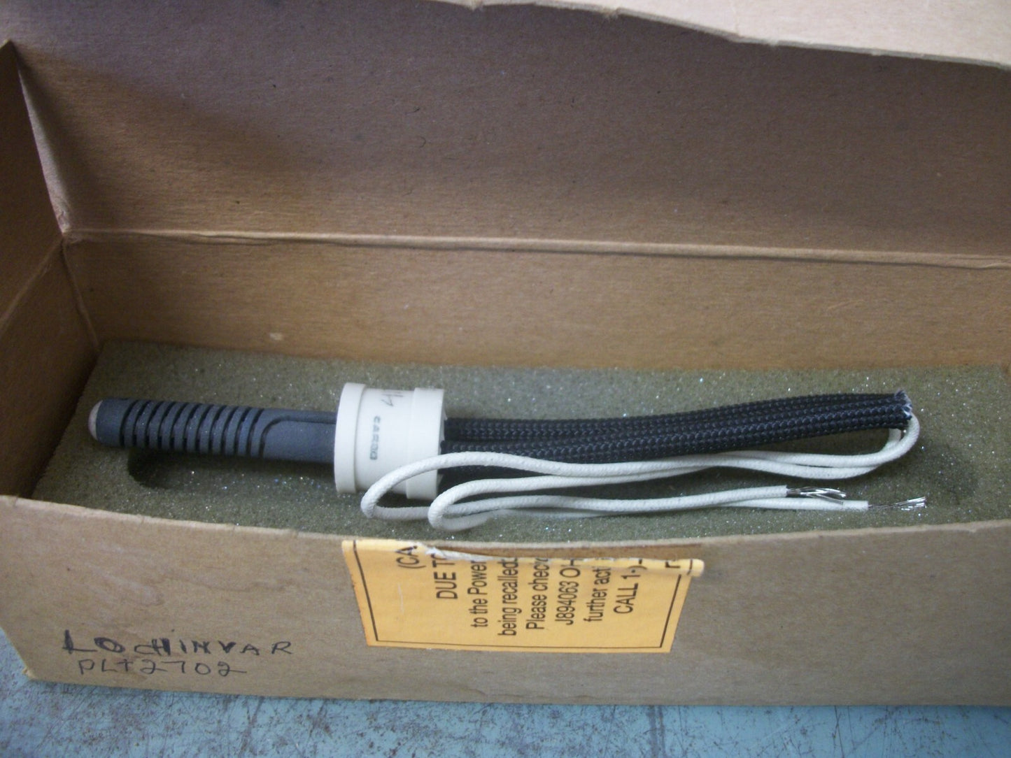 LOCHINVAR HOT SURFACE IGNITOR PLT2702 NIB