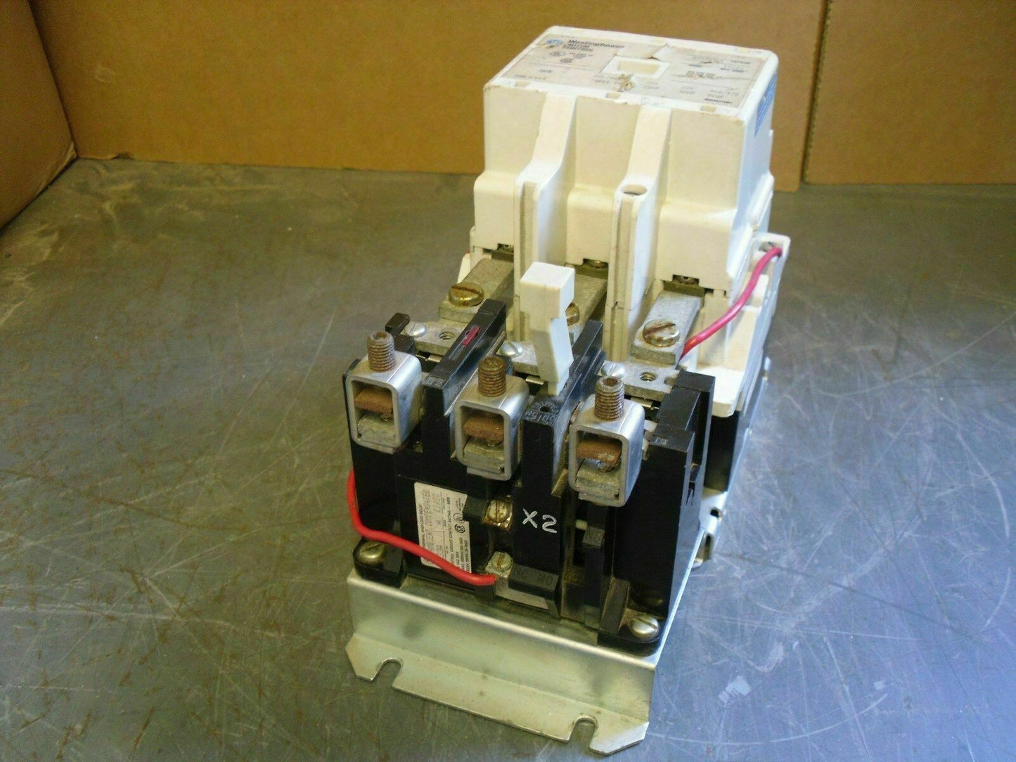 WESTINGHOUSE SIZE 3 MOTOR STARTER A200M3CAC 120VCOIL 3PH 600VOLT 50HP WHITE