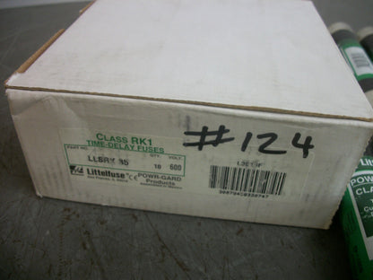 LITTELFUSE BOX OF 10 POWR-GARD FUSES LLSRK35 35AMP 600VOLT NIB