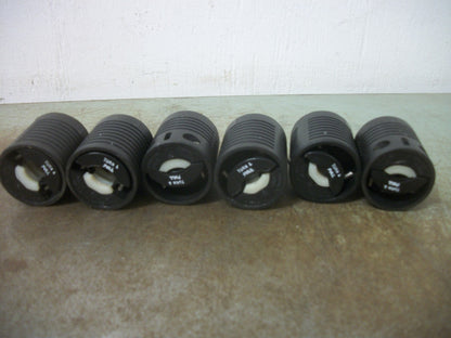 PASS & SEYMOUR LOT OF 6 TURNLOK PLUGS L6-15P 15AMP 250VOLT 2P 3W GRND