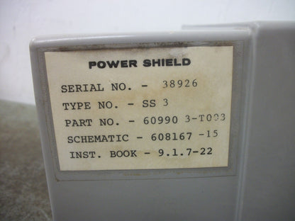 SIEMENS ITE GOULD TYPE SS 3 SOLID STATE TRIP UNIT POWER SHIELD 60990 3-T003