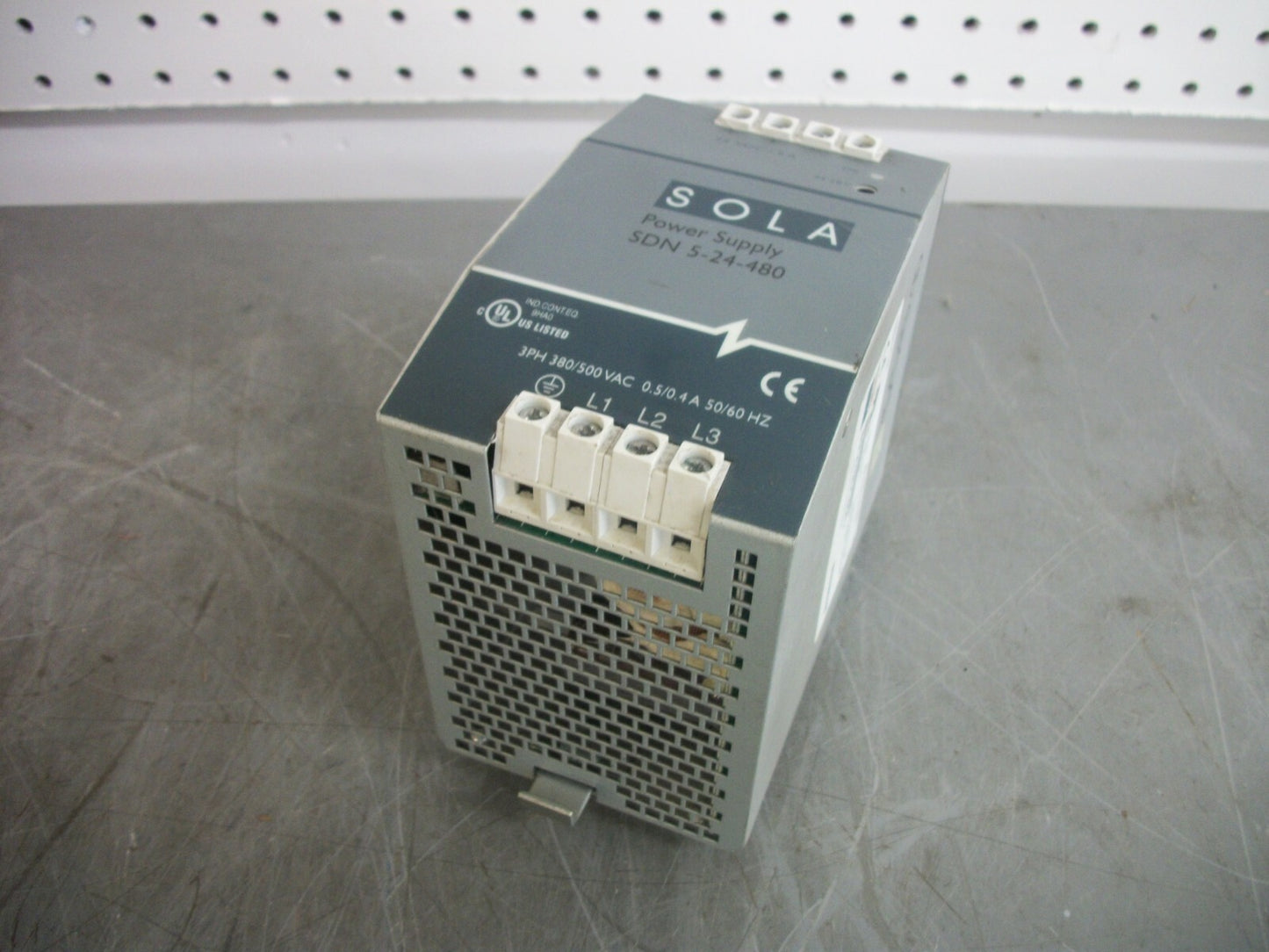 SOLA POWER SUPPLY SDN 5-24-480 24VDC 5AMP