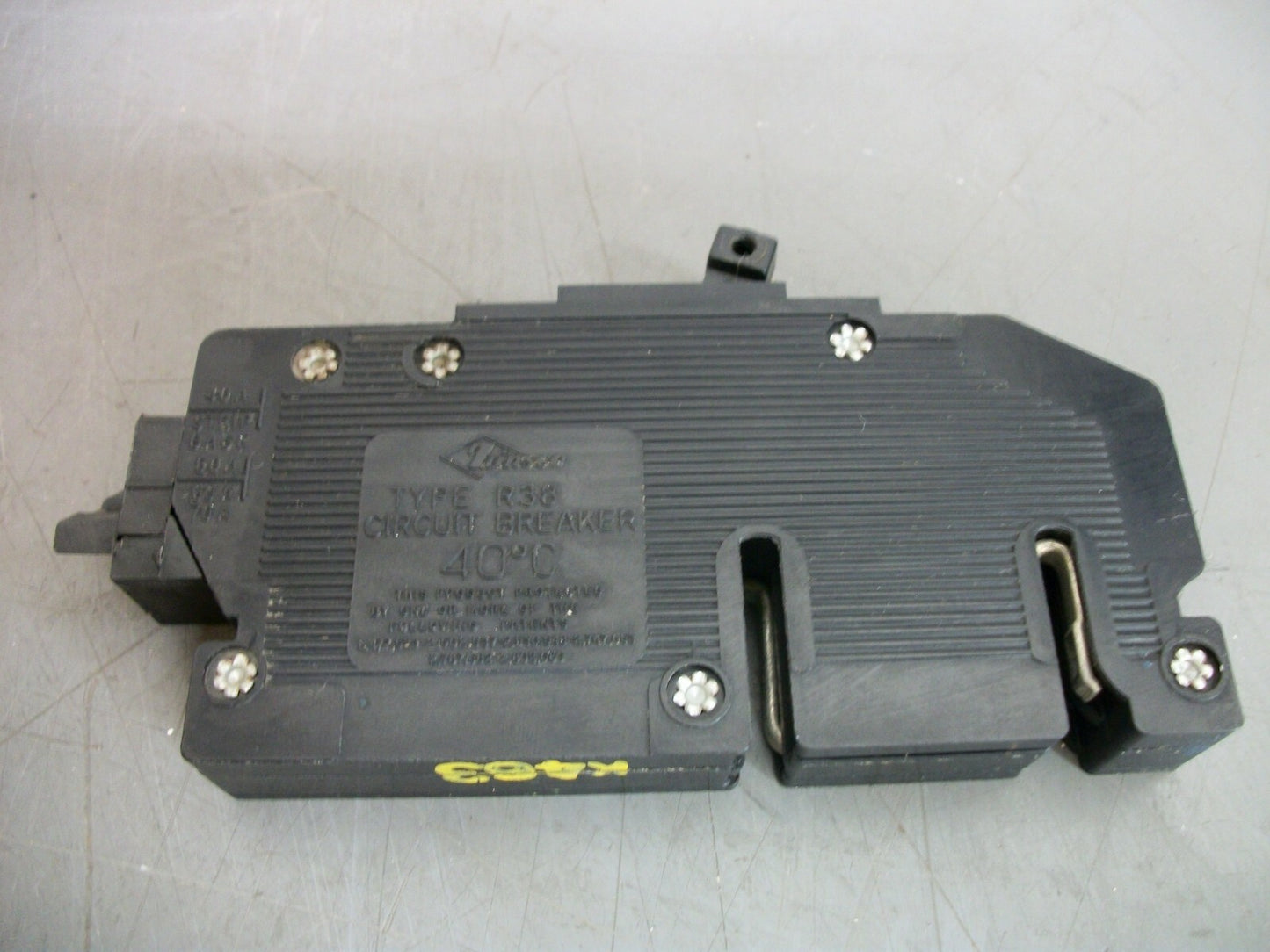 ZINSCO TYPE R38 CIRCUIT BREAKER R3850 50AMP 240VOLT 2POLE