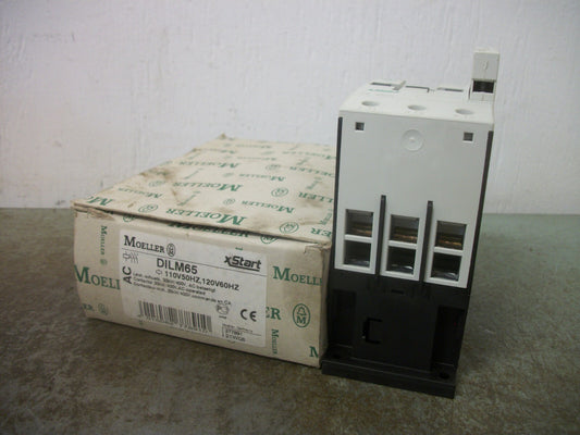 KLOCKNER-MOELLER XSTART CONTACTOR DILM65 80AMP 120VCOIL 3PH 600V 60HP NIB