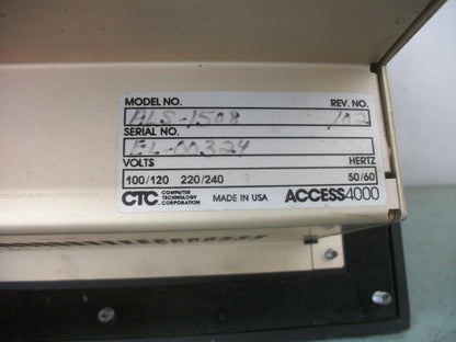 CTC ACCESS 4000 PUSHBUTTON CONTROL STATION ALS-1508