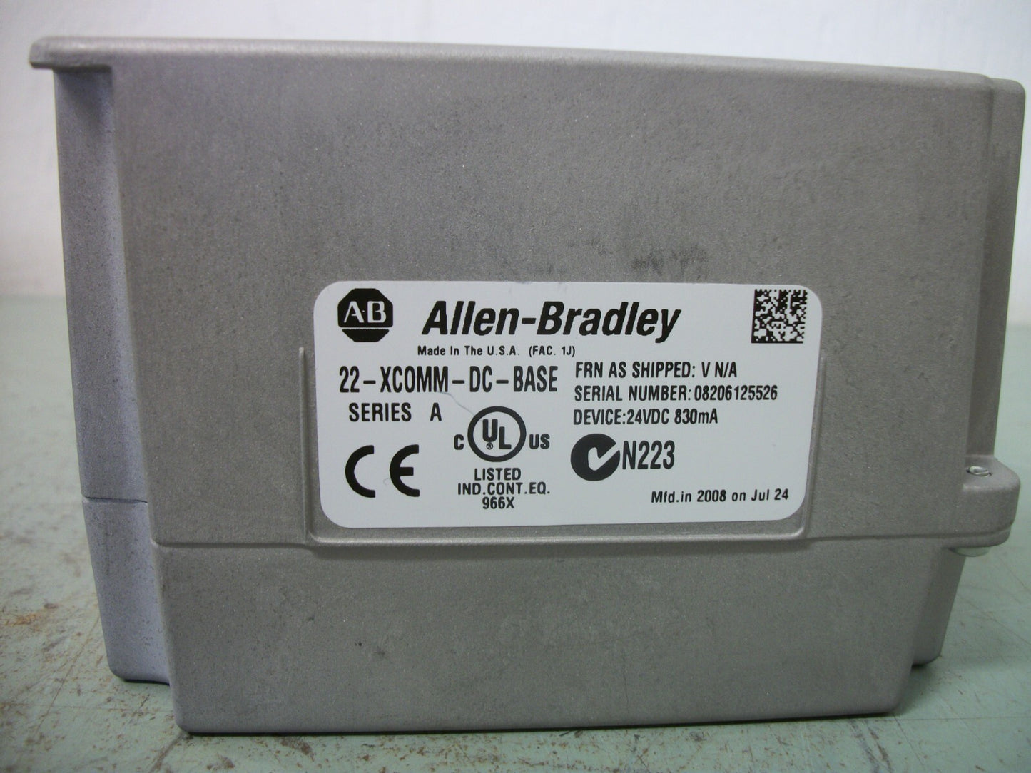 ALLEN-BRADLEY POWERFLEX EXTERNAL COMMUNICATION POWER BASE 22-XCOMM-DC-BASE