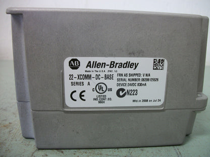 ALLEN-BRADLEY POWERFLEX EXTERNAL COMMUNICATION POWER BASE 22-XCOMM-DC-BASE