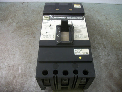 SQUARE D I-LINE I-LIMITER FI CIRCUIT BREAKER FI36030 30AMP 600VOLT 3POLE GRAY