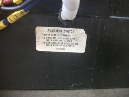 WESTINGHOUSE LA CIRCUIT BREAKER LA3600F 600A 600V 3P W/600A TRIP + AUX NO COVERS