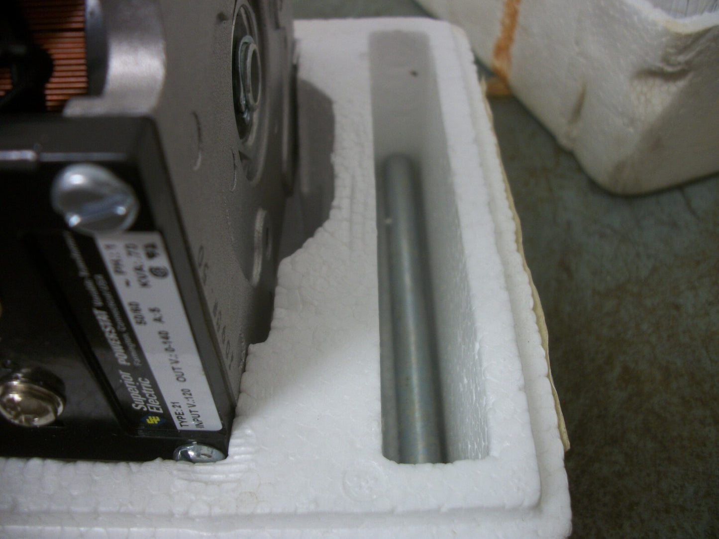 SUPERIOR ELECTRIC POWERSTAT TYPE 21 .70KVA VARIABLE AUTOTRANSFORMER NEW