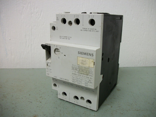 SIEMENS MOTOR CIRCUIT BREAKER 3VU1600-1MP00 22-32AMP