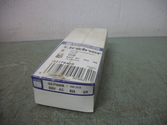 FERRAZ-SHAWMUT BOX OF 5 DIII RECTICUR PROTISTOR FUSES Q217640E 50AMP 500VOLT NIB