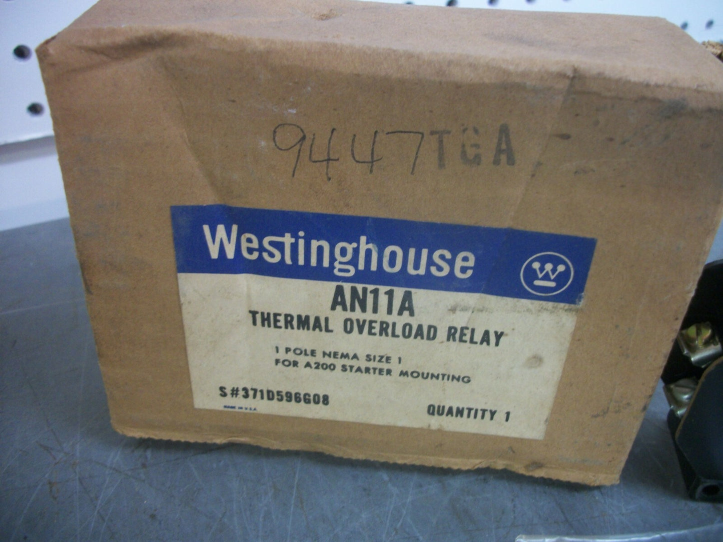 WESTINGHOUSE 1POLE THERMAL OVERLOAD RELAY FOR SIZE 1 AN11A NIB