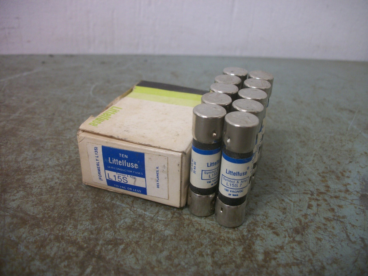 LITTELFUSE BOX OF 10 SEMICONDUCTOR FUSES L15S7 7AMP 150VOLT NIB