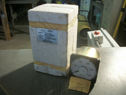 FLEX-CORE YOKOGAWA AB40 AC AMMETER 103 131 LSTC 0-1500 AC AMPS NEW