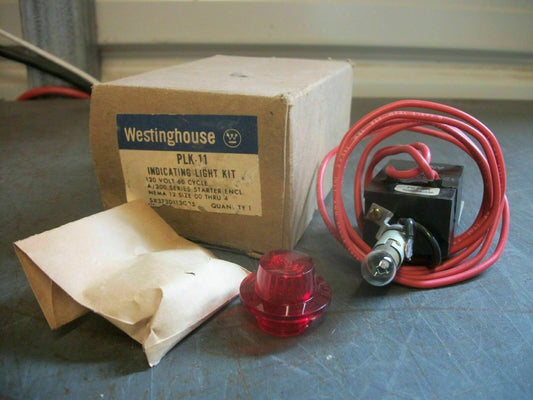 WESTINGHOUSE INDICATING LIGHT PLK-11 120VOLT SIZE 00-4 A200 SERIES *NIB*