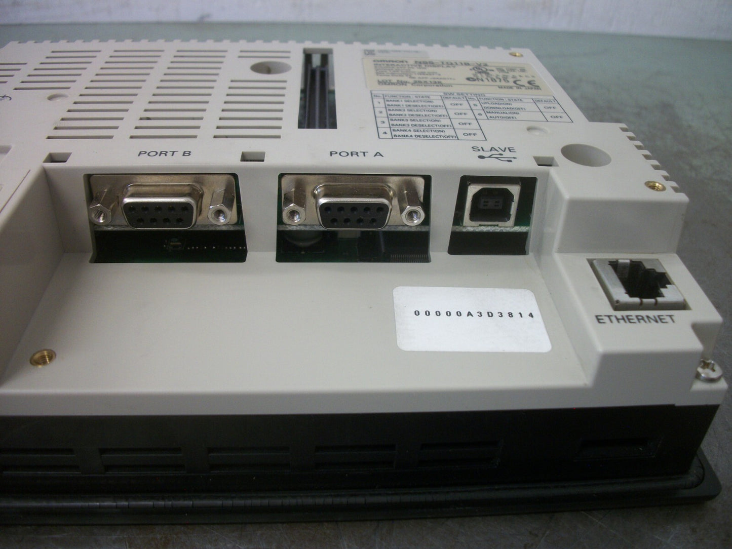 OMRON INTERACTIVE TOUCH SCREEN OPERATOR INTERFACE DISPLAY PANEL NS5-TQ11B-V2