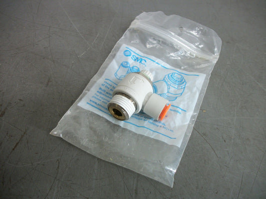 SMC 1/2" NPT FLOW CONTROL VALVE AS4201F NEW