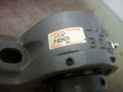 LINK-BELT 1-7/16" BORE 2-BOLT PILLOW BLOCK BEARING PB22423H NIB
