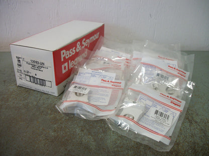 PASS & SEYMOUR BOX OF 10 PED BASE FLUORESCENT LAMPHOLDERS 13053-UN 660W 600V NIB