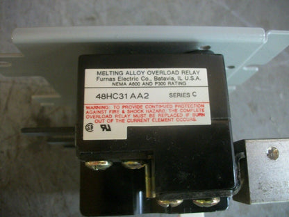 FURNAS SIZE 3 THERMAL OVERLOAD RELAY 48HC31AA2 100AMP 3POLE NIB