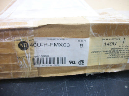 ALLEN-BRADLEY CIRCUIT BREAKER FLEX CABLE OPERATOR 140U-H-FMX03 NIB