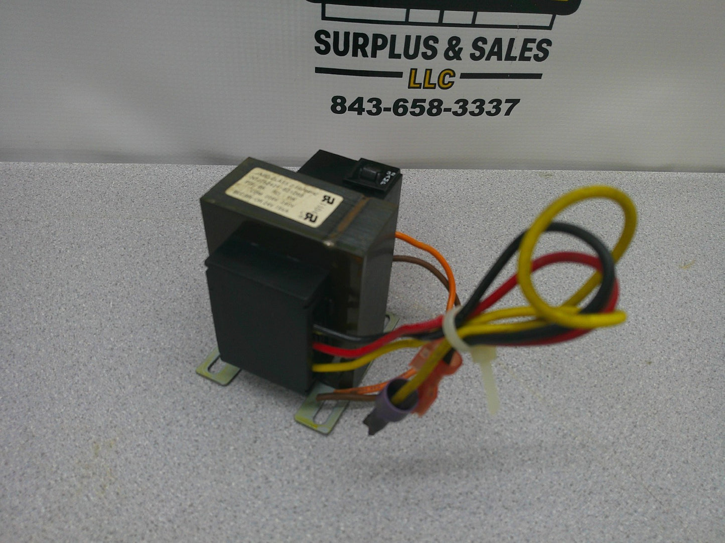 AAON 75VA 1PH TRANSFORMER NTJ752424-B21D65 HV 208X240 LV 24