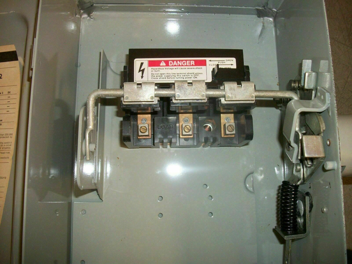 SIEMENS DISCONNECT TYPE 12 NF351H 30AMP 600VOLT 3POLE NON-FUSIBLE *NOB*