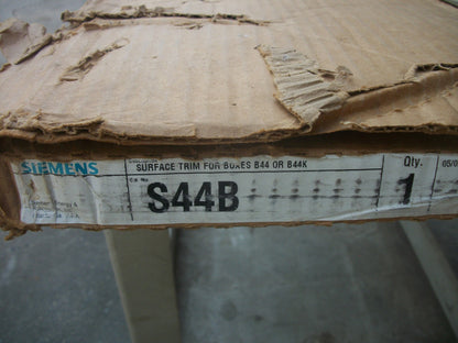 SIEMENS 44" SURFACE TRIM FOR B44 OR B44K BOXES S44B NIB