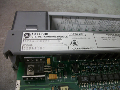 ALLEN-BRADLEY SLC 500 STEPPER CONTROL MODULE 1746-HSTP1