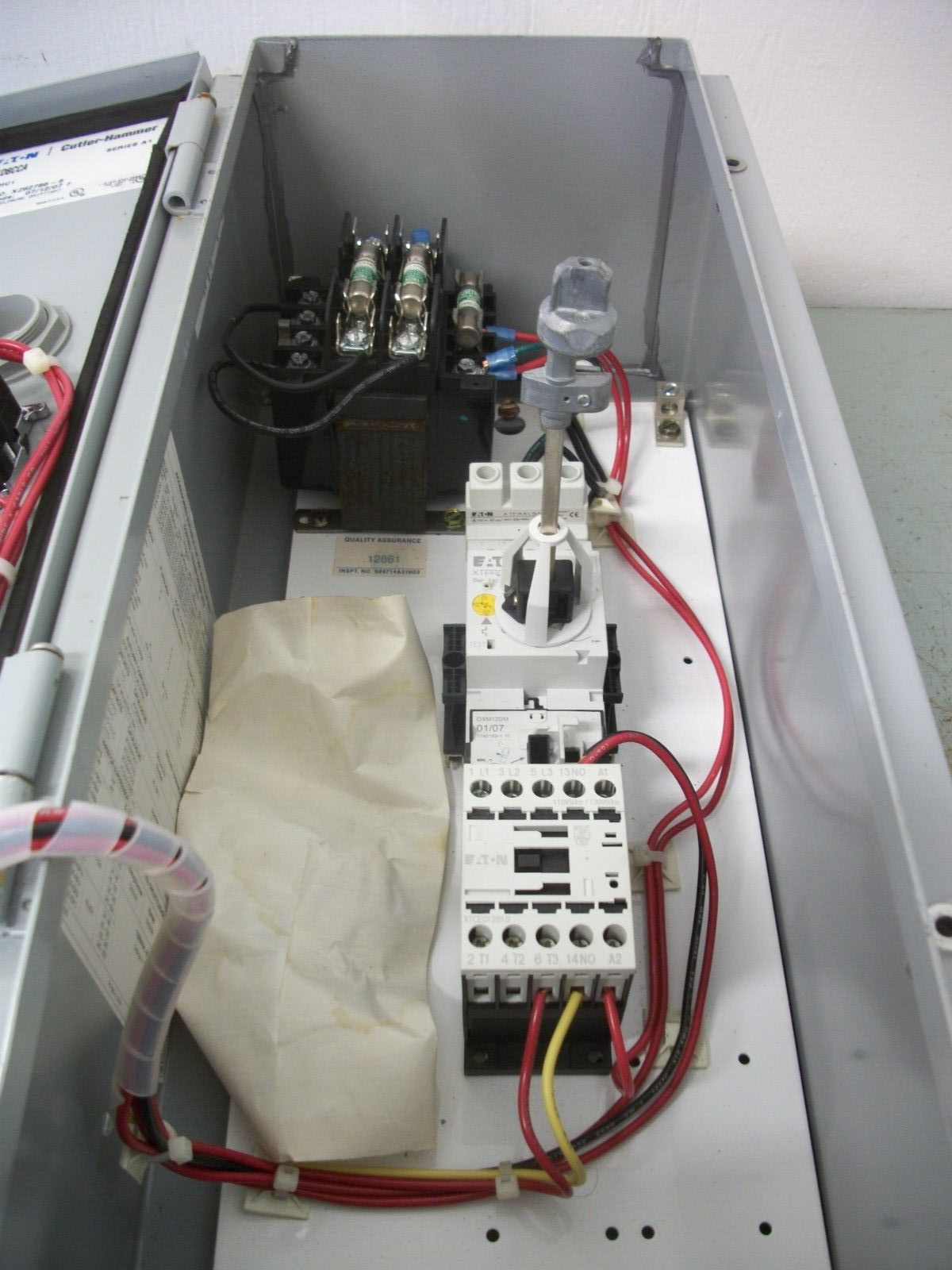 CUTLER-HAMMER ENCL CONTACTOR TYPE 12 XTCE012B10 120VCOIL 3PH 600V 10HP NOB