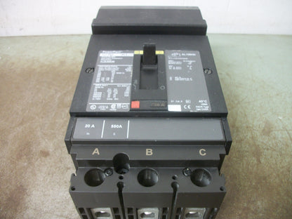 SQUARE D POWERPACT I-LINE HJ CIRCUIT BREAKER HJA36020 20AMP 600VOLT 3POLE
