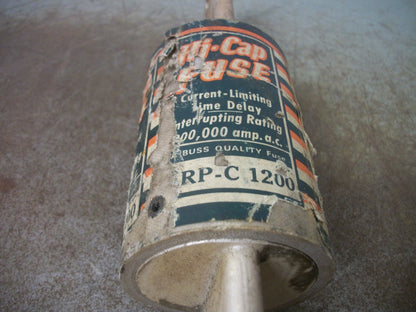 BUSSMANN HI-CAP FUSE KRP-C-1200 1200AMP 600VOLT
