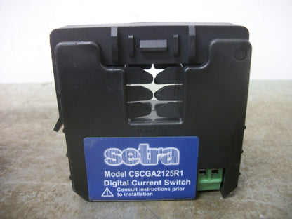 SETRA DIGITAL CURRENT SWITCH CSCGA2125R1 135AMP 600VOLT