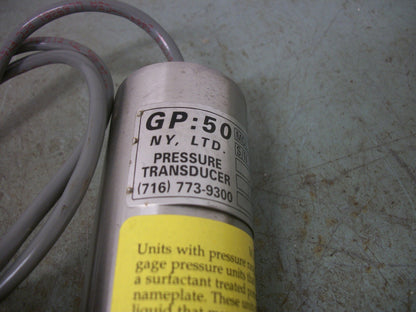 NY, LTD GP:50 PRESSURE TRANSDUCER 311-A 0-30 INHGV NOB