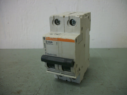 MERLIN GERIN MULTI9 C60 MOTOR CIRCUIT BREAKER MG24528 40AMP 480VOLT 2POLE