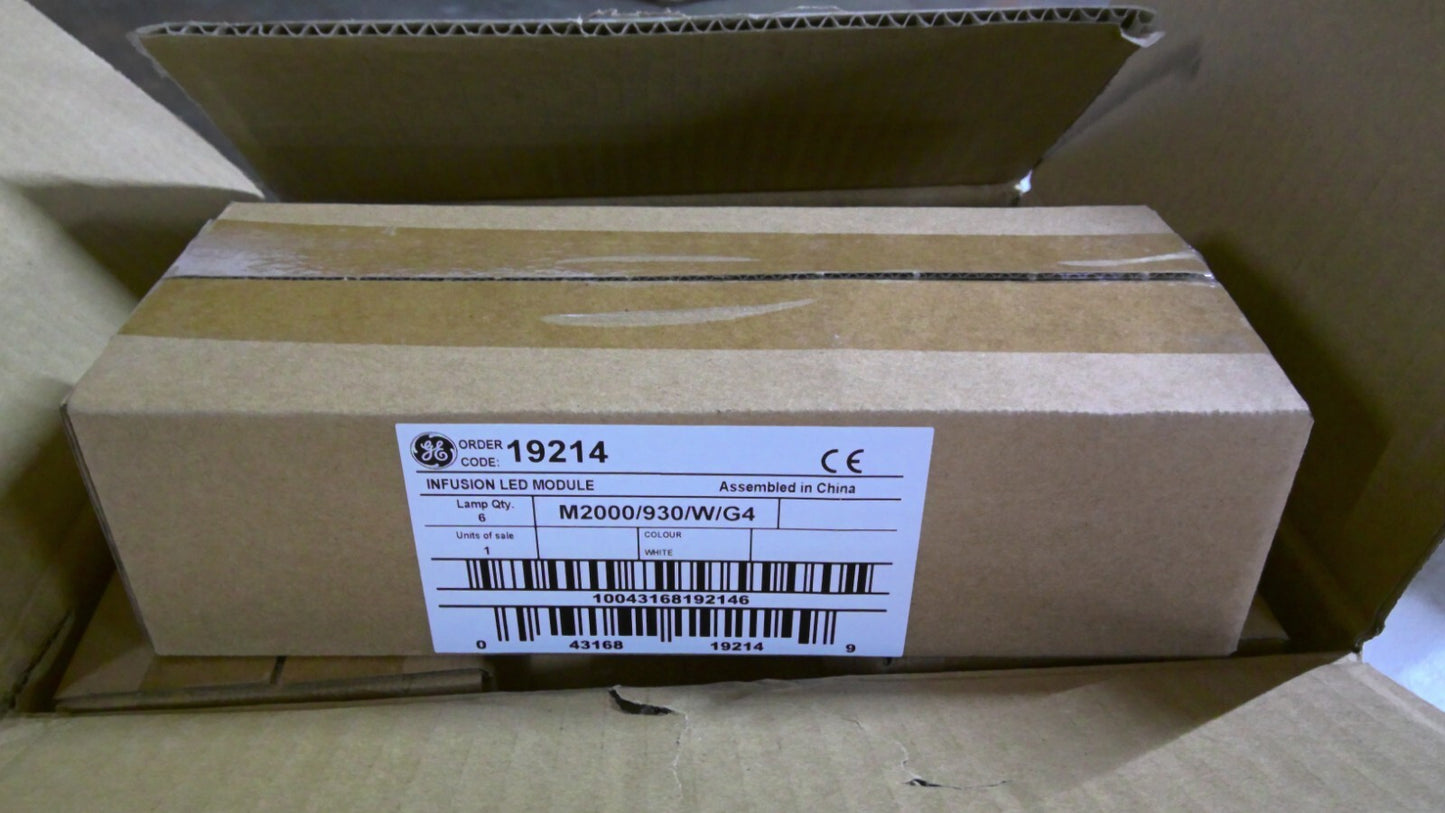 GE 19214 BOX OF 36 WHITE INFUSION LED MODULES M2000/930/W/G4 NIB