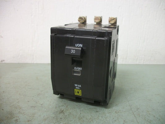 SQUARE D QOB CIRCUIT BREAKER QOB330 30AMP 240VOLT 3POLE NOB