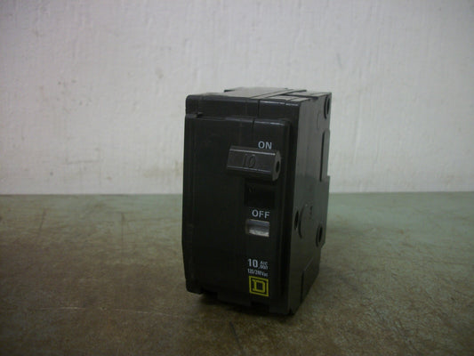 SQUARE D QO CIRCUIT BREAKER QO210 10AMP 240VOLT 2POLE