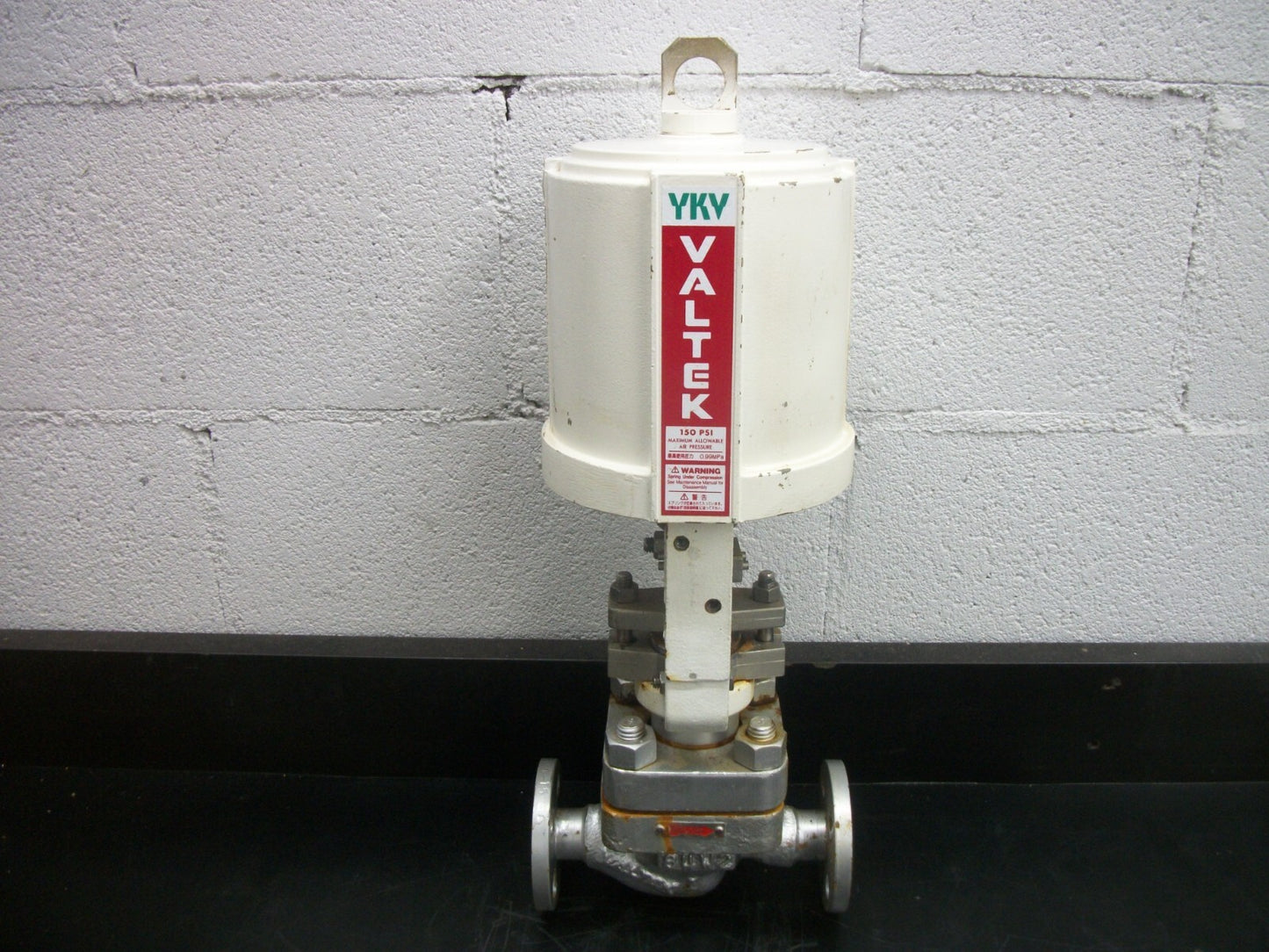VALTEK YKV FLOWSERVE SIZE 0.5B PNEUMATIC ACTUATOR VALVE M/GV21 150PSI