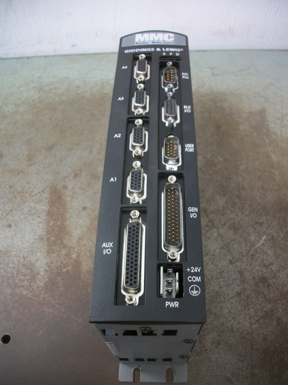 GIDDINGS & LEWIS MMC 4-AXIS ANALOG UNIT M.1017.3774 R2 10AMP 24VDC